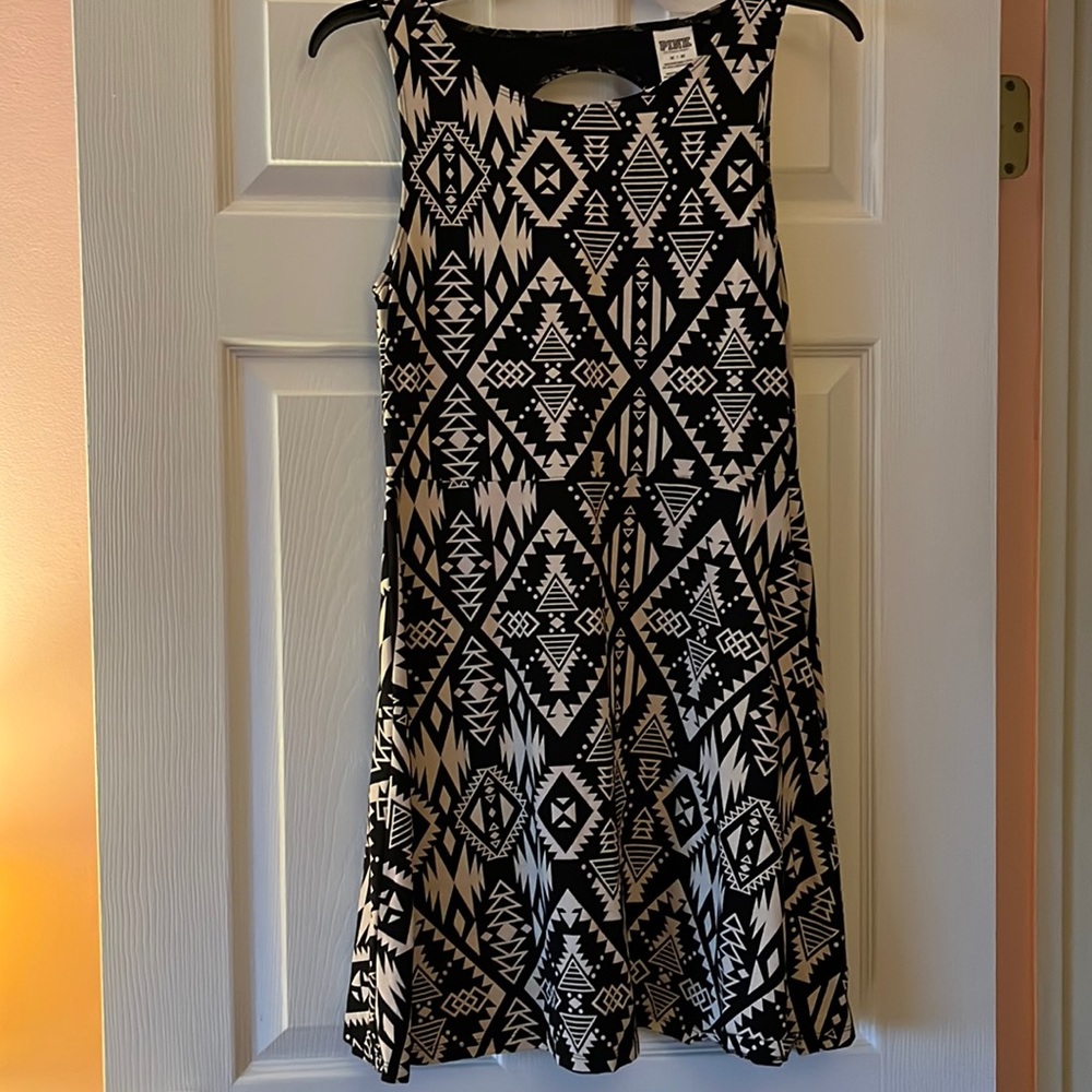 Black and white PINK dress